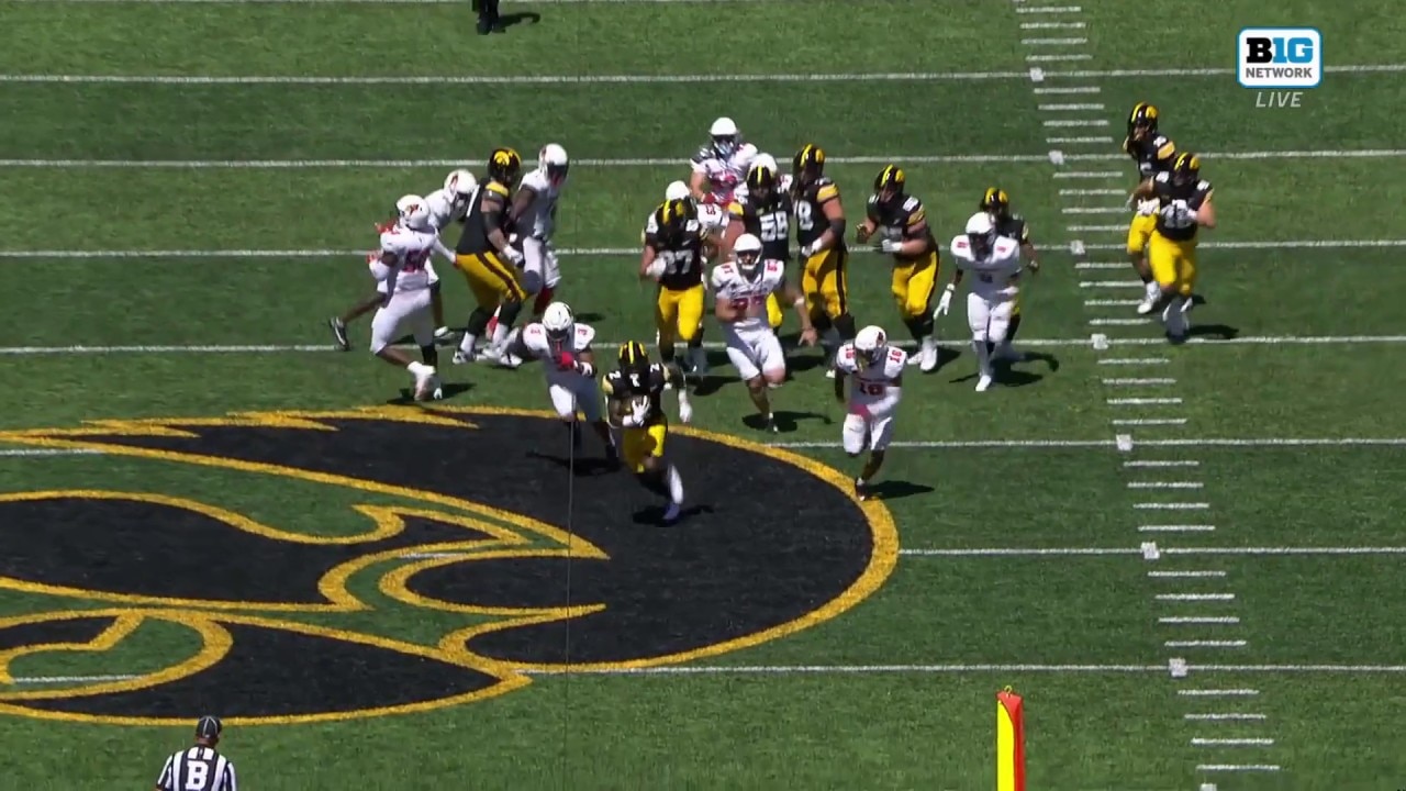 Iowa's Kaleb Johnson shows off ELITE speed in ELECTRIC 64-yard rushing TD vs. Illinois State 