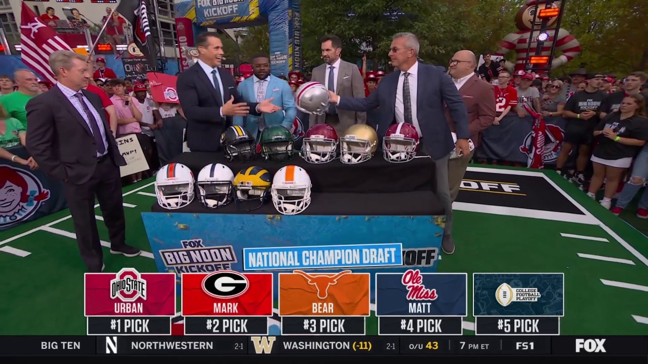 Ohio State, Texas & more in the National Champion Draft | Big Noon Kickoff
