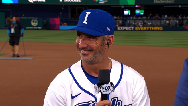 Jorge Posada joins Papi, A-Rod, & Jeter pregame before Italy takes on Venezuela in WBC Semifinal