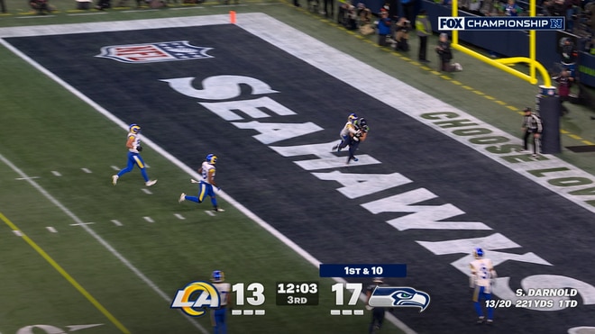 Seahawks recover muffed punt in red zone, Jake Bobo immediately scores TD vs. Rams | NFL Highlights