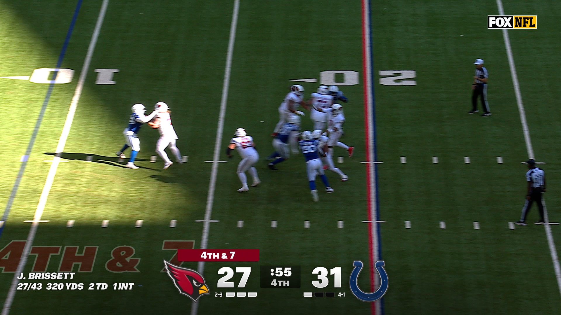 Colts make crucial 4th down stop sealing victory over Cardinals | NFL Highlights