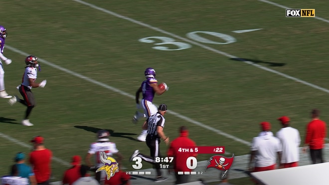 Myles Price returns 86-yard punt return for TD, giving Vikings early lead over Bucs | NFL Highlights