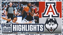 No. 4 Arizona Wildcats vs. No. 3 UConn Huskies Highlights | FOX College Hoops
