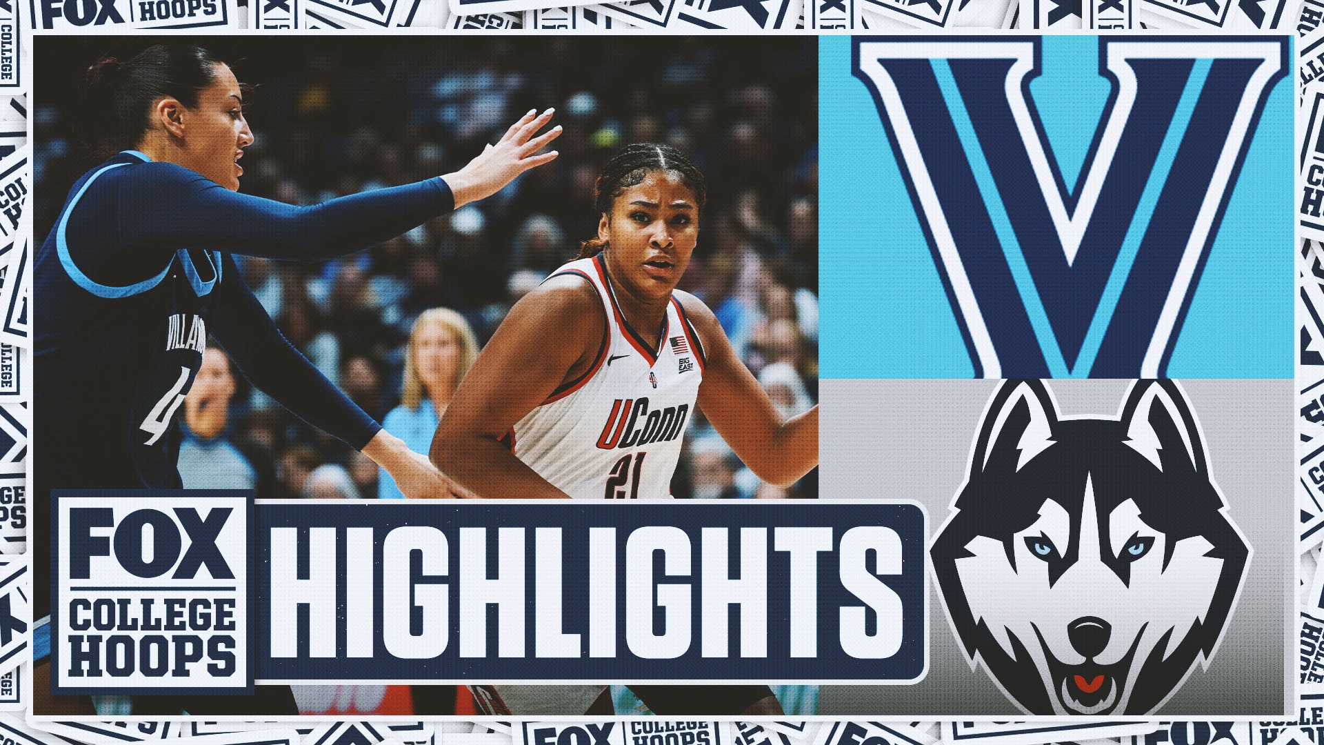 Villanova Wildcats vs. No. 1 UConn Huskies Highlights 🏀 FOX College Hoops