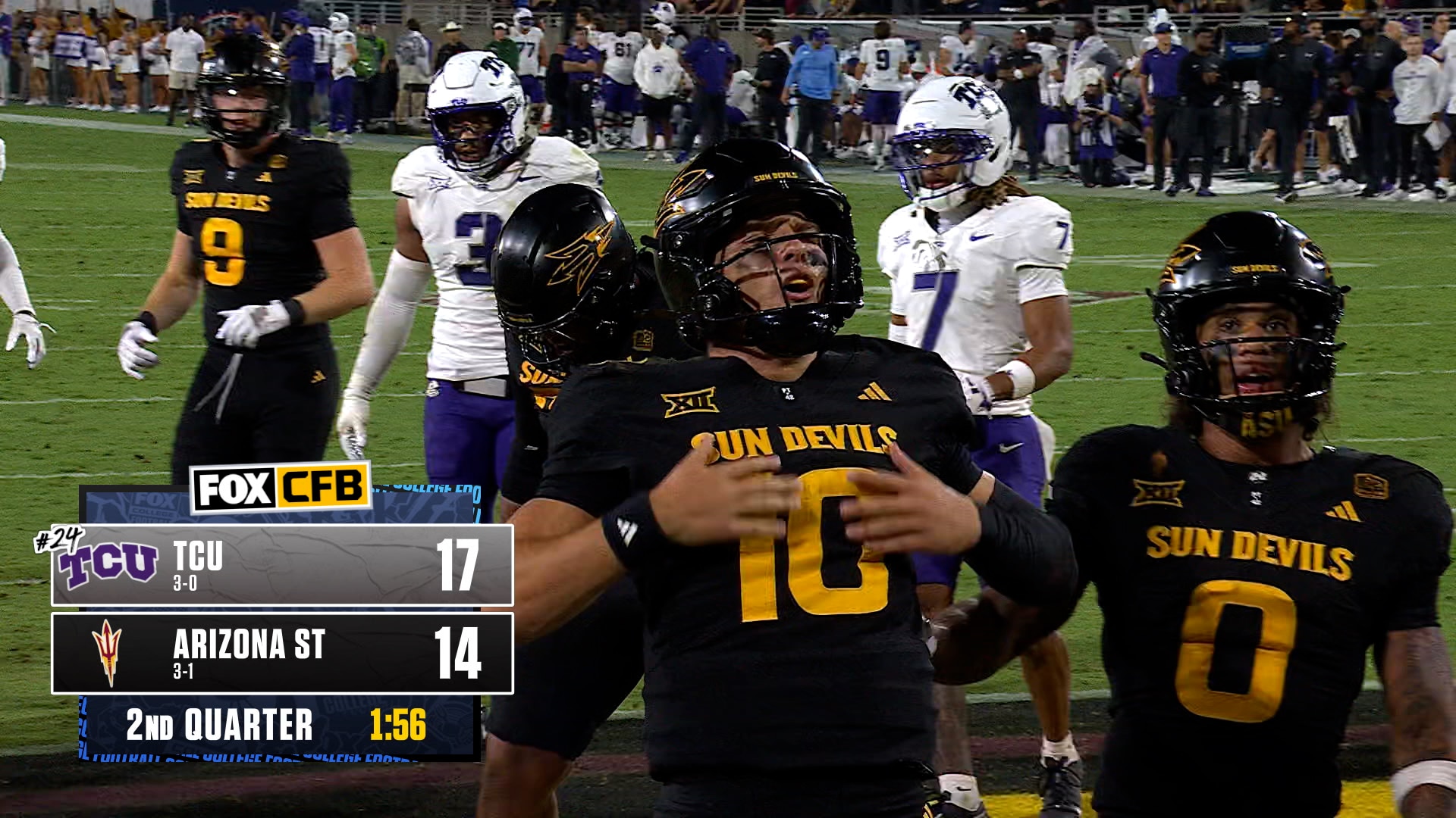 Sam Leavitt Leads Arizona State's Comeback Efforts Against TCU