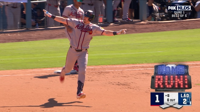 Sean Murphy hits solo home run, shrinking Braves' deficit against Dodgers