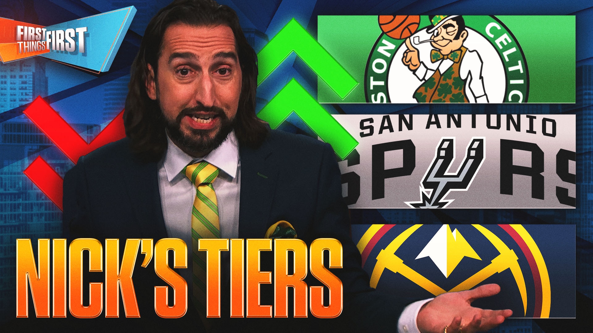 Celtics are the 'safe bet,' Spurs-Nuggets is Godzilla vs. Mothra 👀 will modern medicine save Lakers? | First Things First