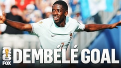France's Ousmane Dembélé scores goal from outside the box to extend lead vs Morocco | 2026 FIFA World Cup™
