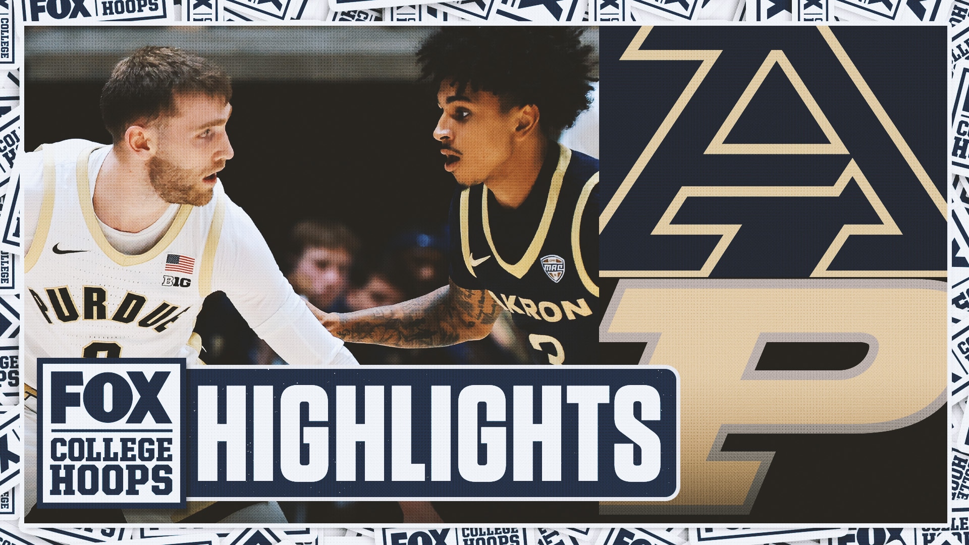 Akron Zips vs. No. 2 Purdue Boilermakers Highlights | FOX College Hoops