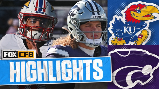 Kansas Jayhawks vs Kansas State Wildcats Highlights 🏈 FOX College Football