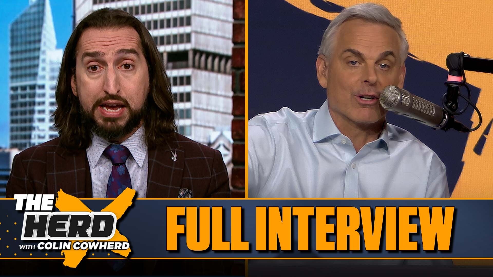 Nick Wright on LeBron’s future, Thunder sweep Lakers, Celtics changes? | FULL INTERVIEW | The Herd