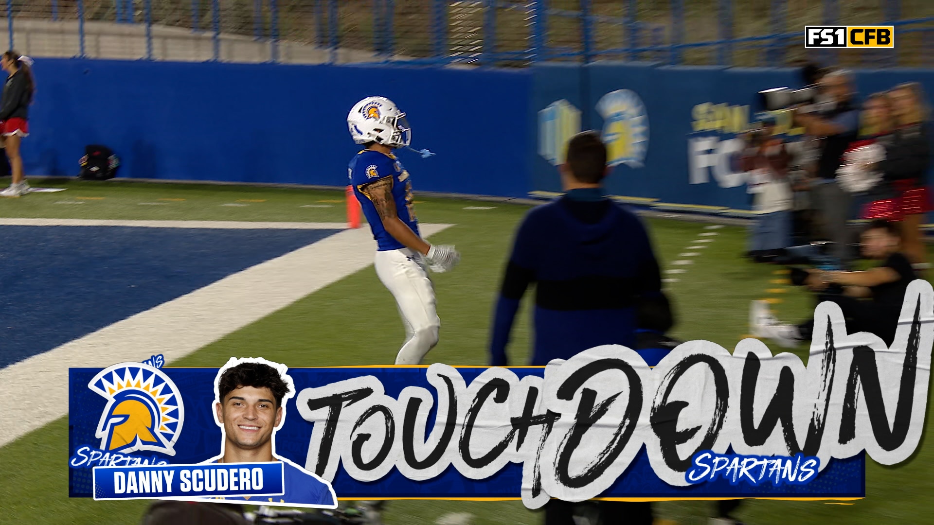 Walker Eget finds Danny Scudero for 70-yard TD, extending San Jose State's lead over New Mexico