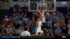Henri Veesaar throws down a massive dunk, extending UNC's lead over St. Bonaventure