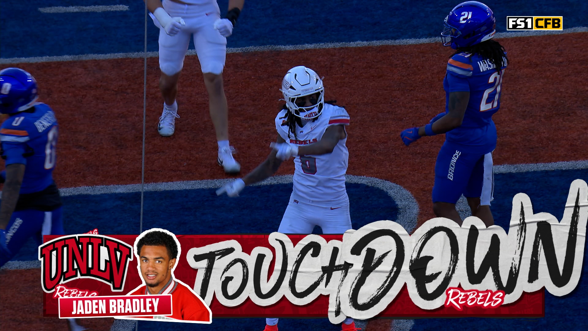 UNLV’s Anthony Colandrea throws 35-yard TD to Jaden Bradley, trimming deficit against Boise State