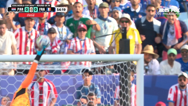 Paraguay's Orlando Gill makes save to keep match level vs France | 2026 FIFA World Cup™
