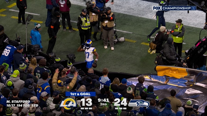 Matthew Stafford connects with Davante Adams for Rams' two-yard TD vs. Seahawks | NFL Highlights