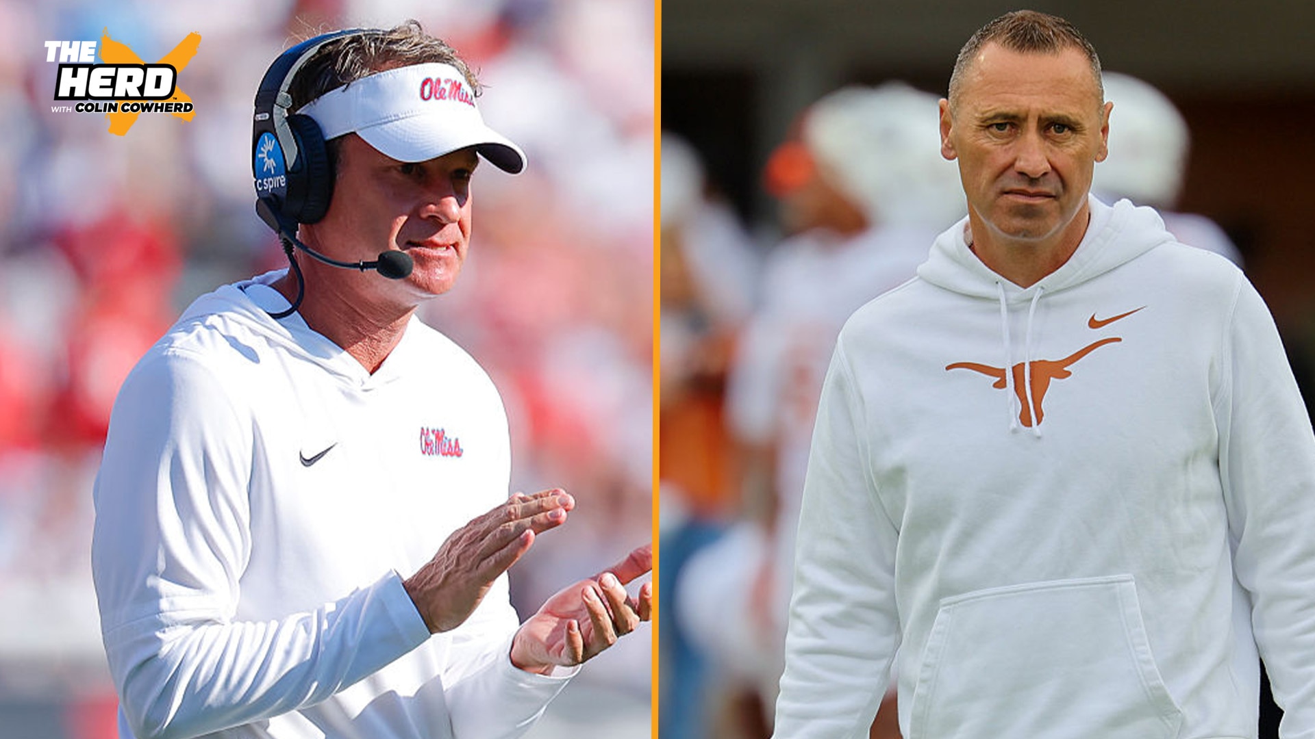 Joel Klatt predicts Lane Kiffin leaving Ole Miss for LSU, if Steve Sarkisian stays at Texas or not | The Herd