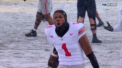 Davison Igbinosun intercepts Bryce Underwood, cementing Ohio State's 27-9 over Michigan