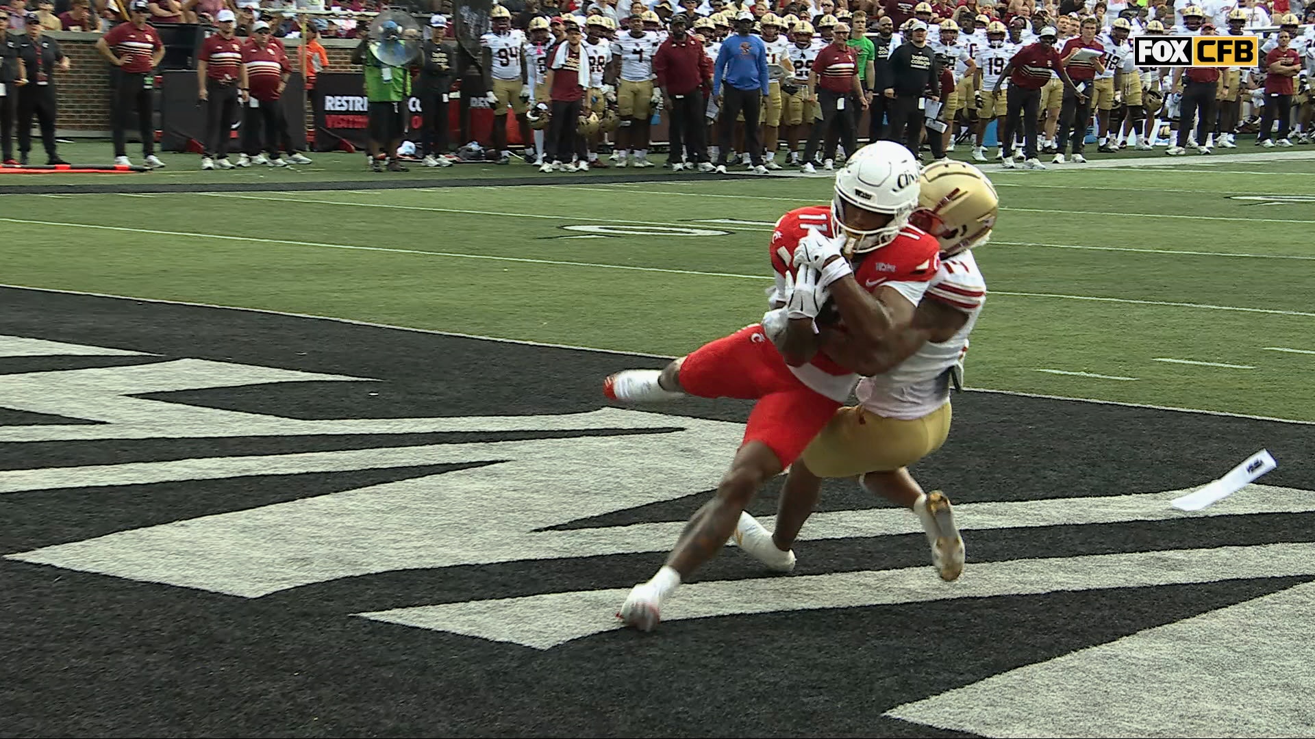Cincinnati's JC French connects with JaVonnie Gibson for TD
