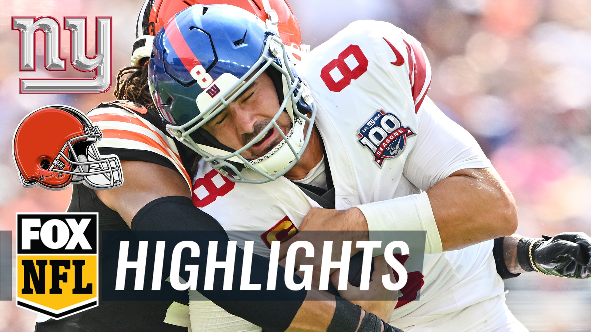 Giants' 339 yards of total offense overwhelms Browns' defense in 21-15 victory | NFL On FOX