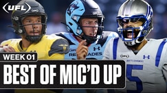 UFL Week 1: Best Mic'd up moments from around the league
