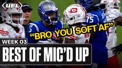 Best Mic'd Up Moments of Week 3 | United Football League