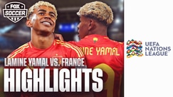 Spain's Lamine Yamal DAZZLES with two goals in brilliant win vs. France | FOX Soccer