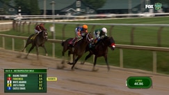 Raging Torrent wins 2025 Met Mile Stakes