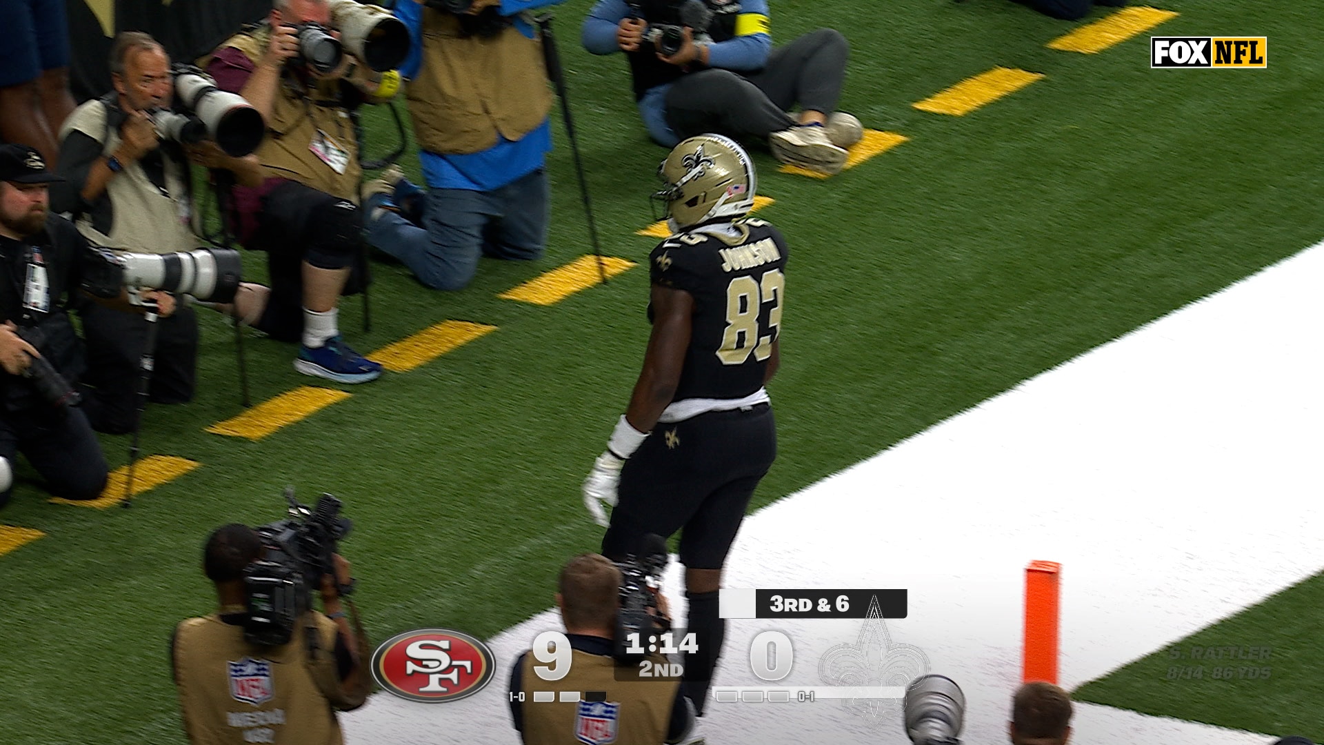 Spencer Rattler finds Juwan Johnson for 18-yard TD, shrinking Saints’ deficit against 49ers | NFL Highlights