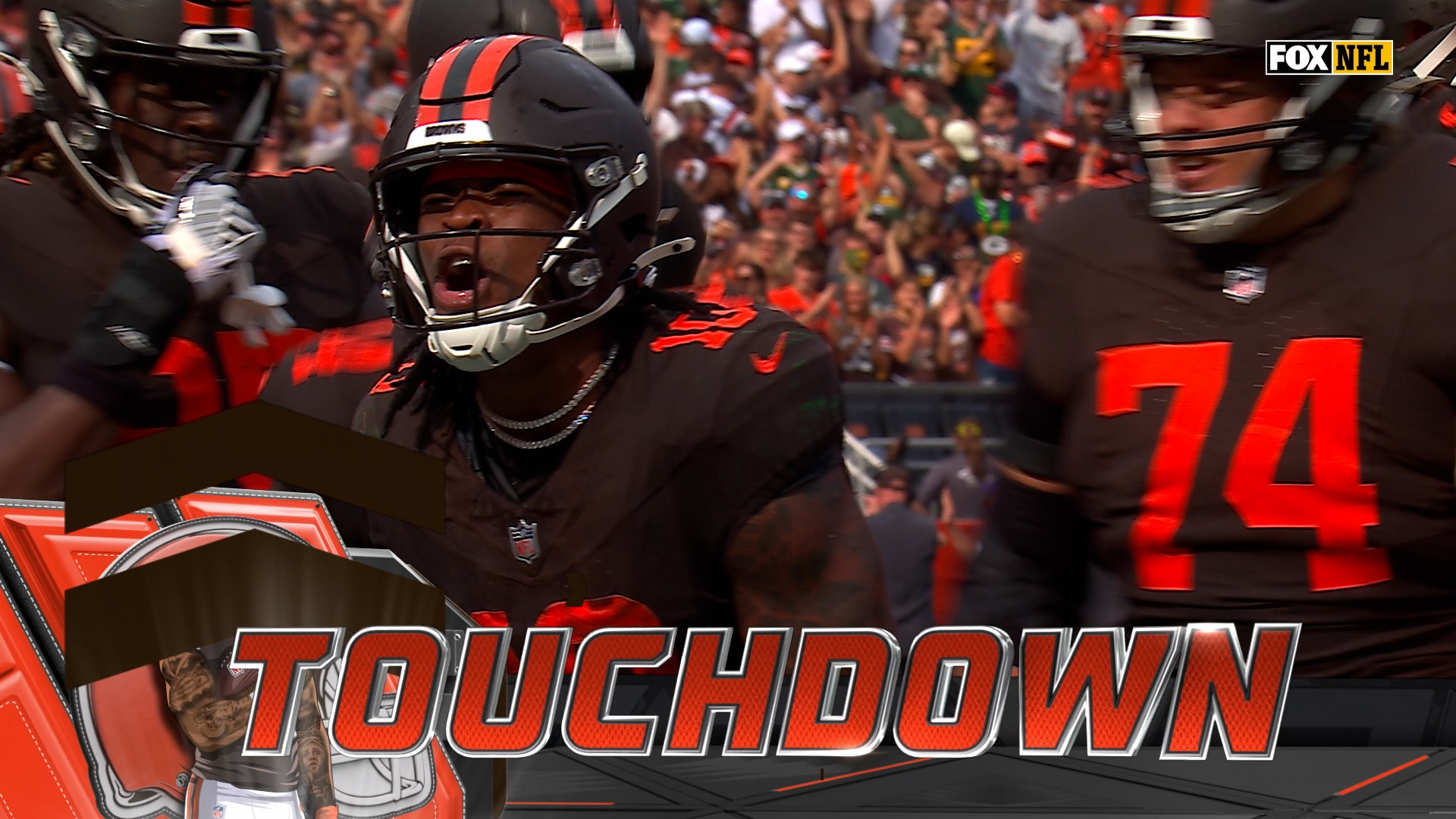 Grant Delpit’s interception sets up Quinshon Judkins’ TD, putting Browns within one score of Packers