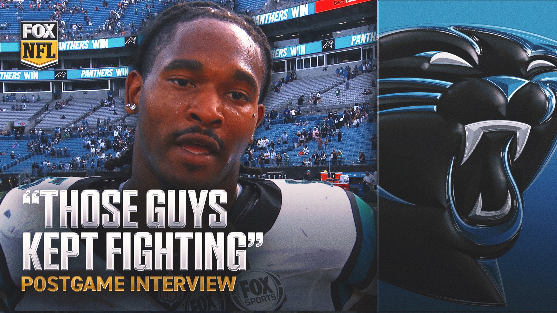 Rico Dowdle on Panthers after comeback win vs. Dolphins: "Those guys kept fighting"