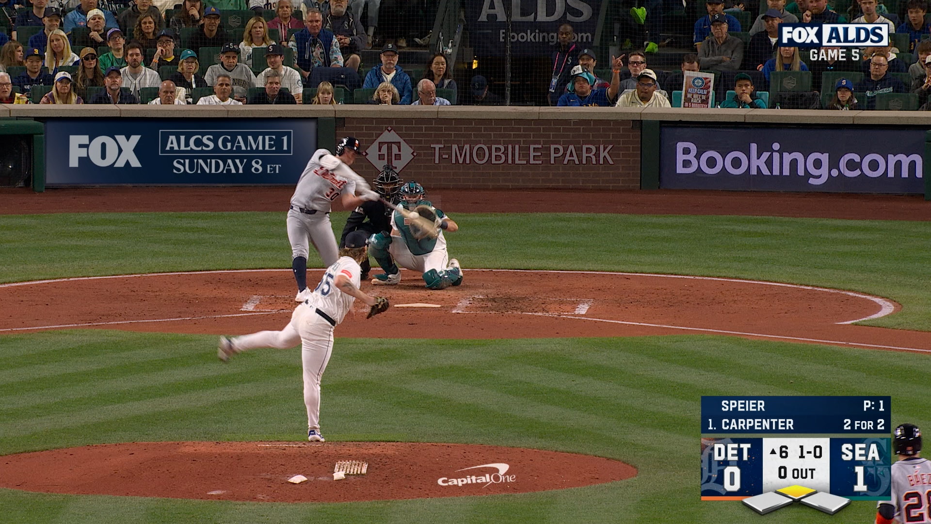Kerry Carpenter hammers two-run home run, giving Tigers lead over Mariners