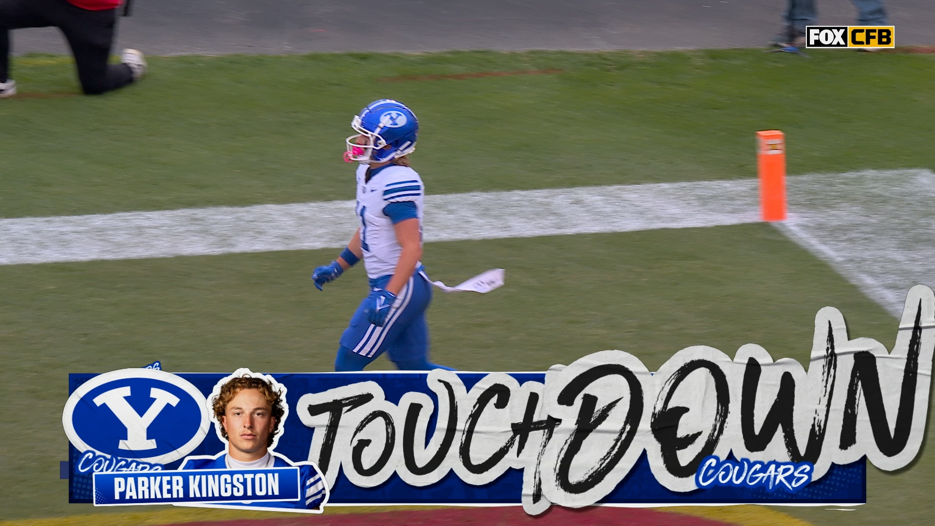 Bear Bachmeier finds Parker Kingston for 12-yard TD, trimming BYU's deficit against Iowa State