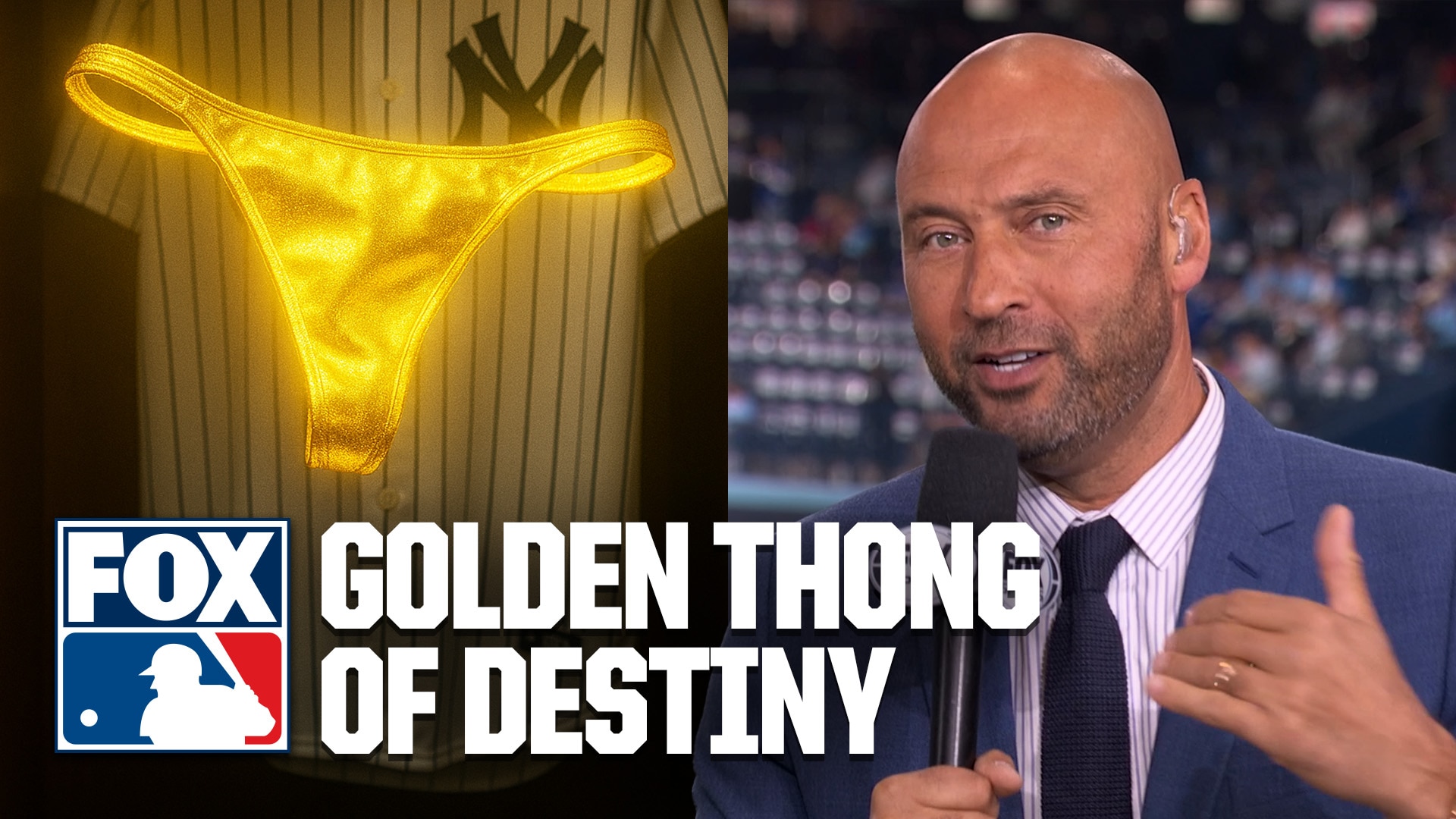 Derek Jeter wore a GOLDEN THONG to end his batting slump with the Yankees | MLB on FOX