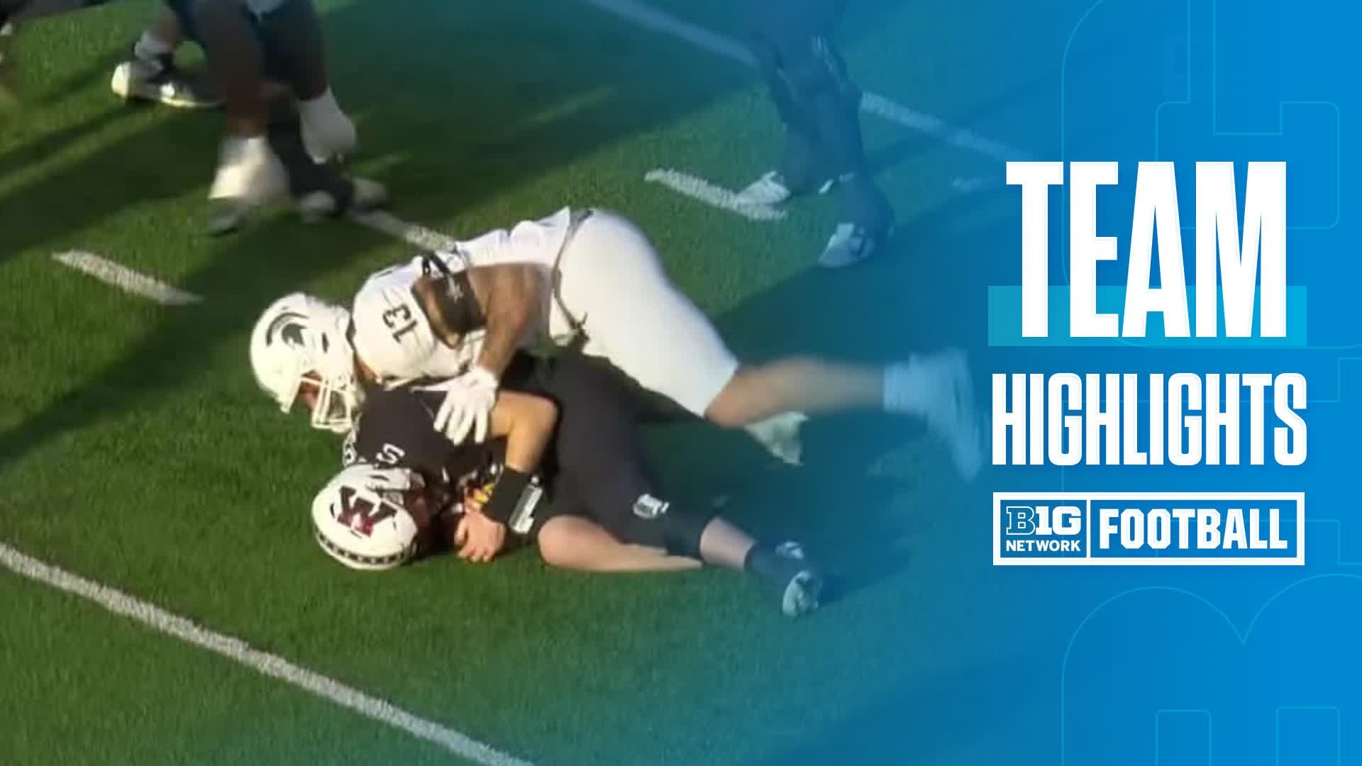 Michigan State Top Defensive Plays vs Minnesota