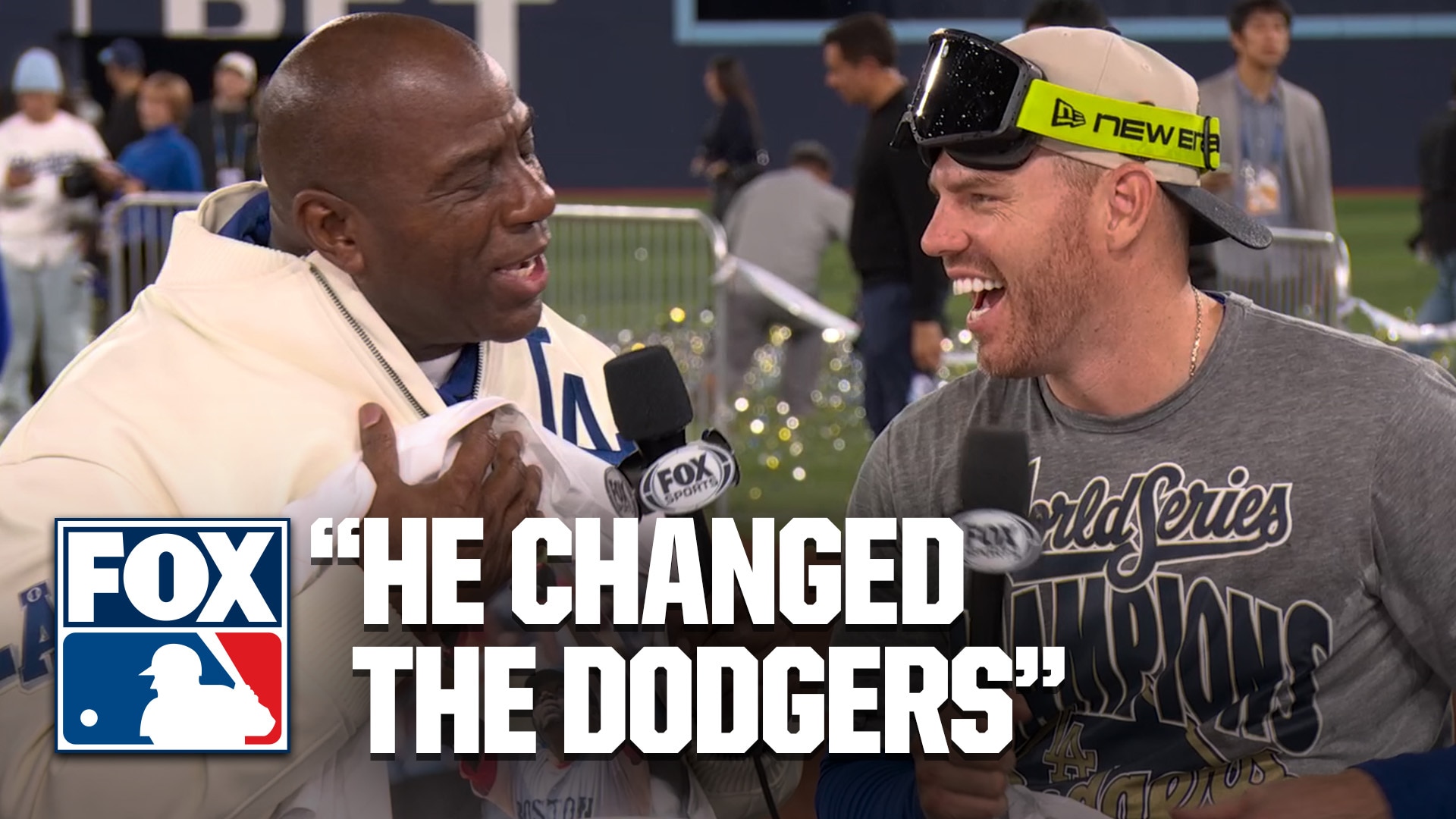 Magic Johnson has HIGH PRAISE for Freddie Freeman After Dodgers Win Back-To-Back World Series Titles
