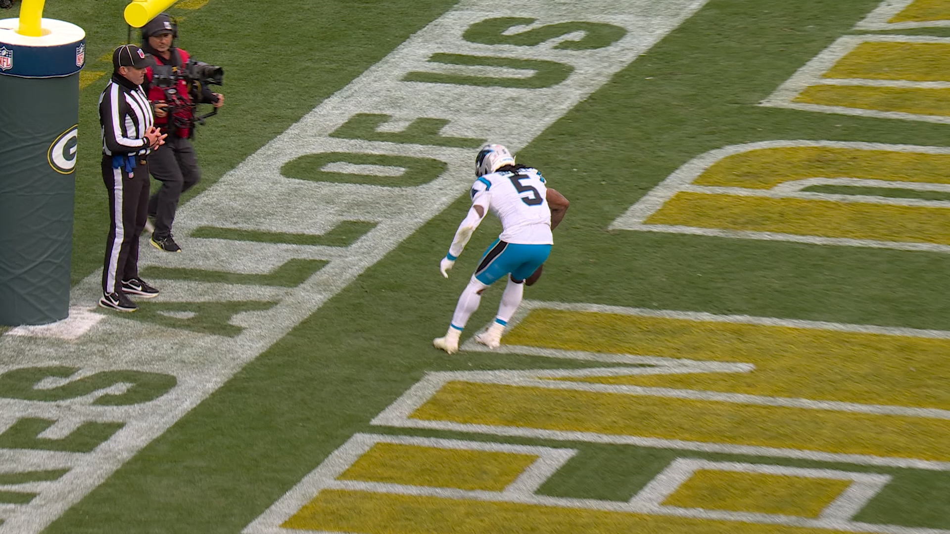 Panthers' Rico Dowdle rushes for a one-yard touchdown vs. Packers | NFL Highlights