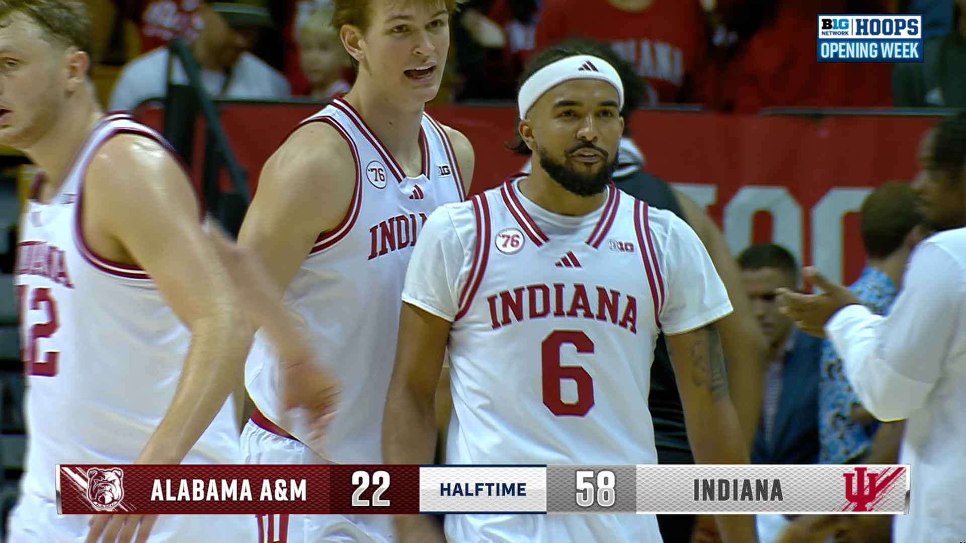 Tayton Conerway's driving layup finishes Indiana's DOMINANT first half vs. Alabama A&M
