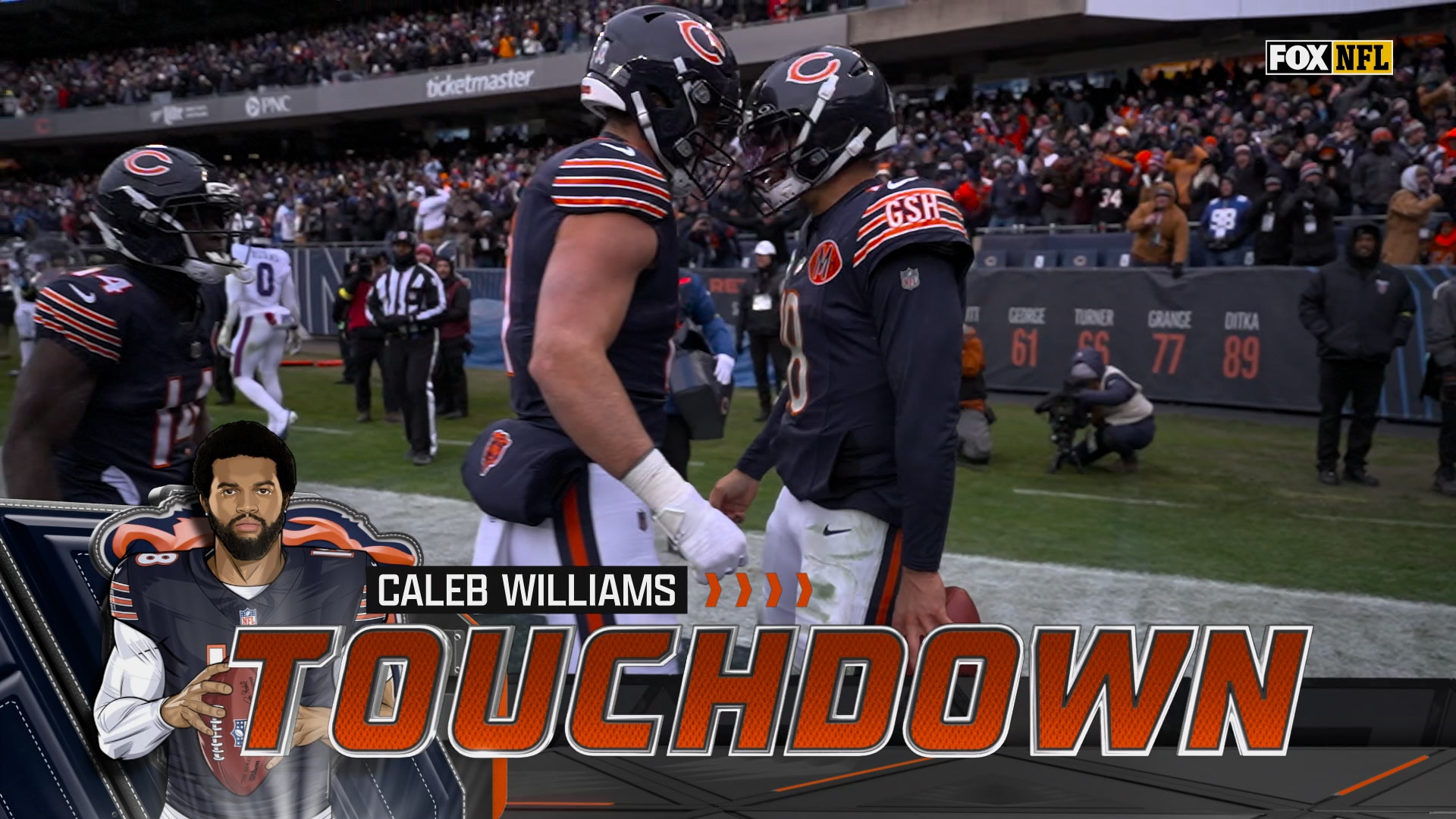 Caleb Williams rushes for 17-yard game-winning TD, sealing Bears win over Giants | NFL Highlights