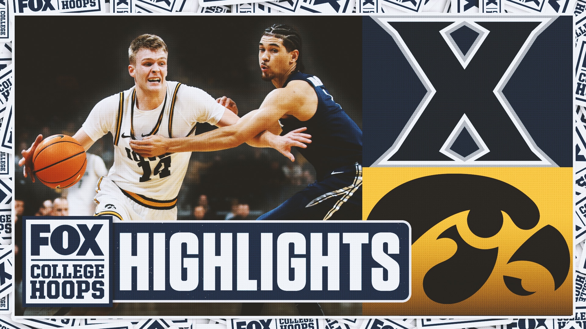 Xavier Musketeers vs. Iowa Hawkeyes Highlights | FOX College Hoops