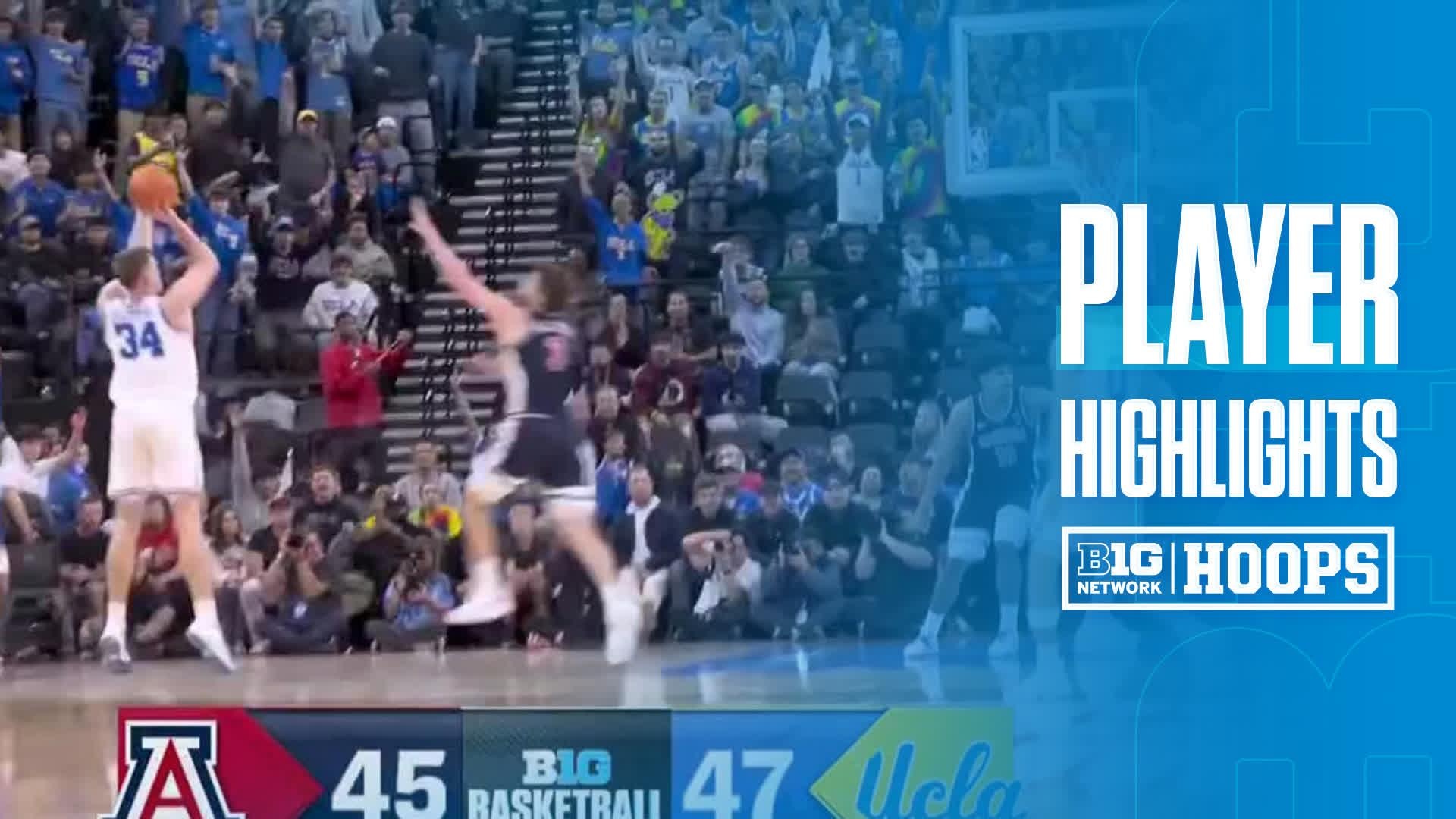 Tyler Bilodeau vs. Arizona Wildcats - Game Highlights