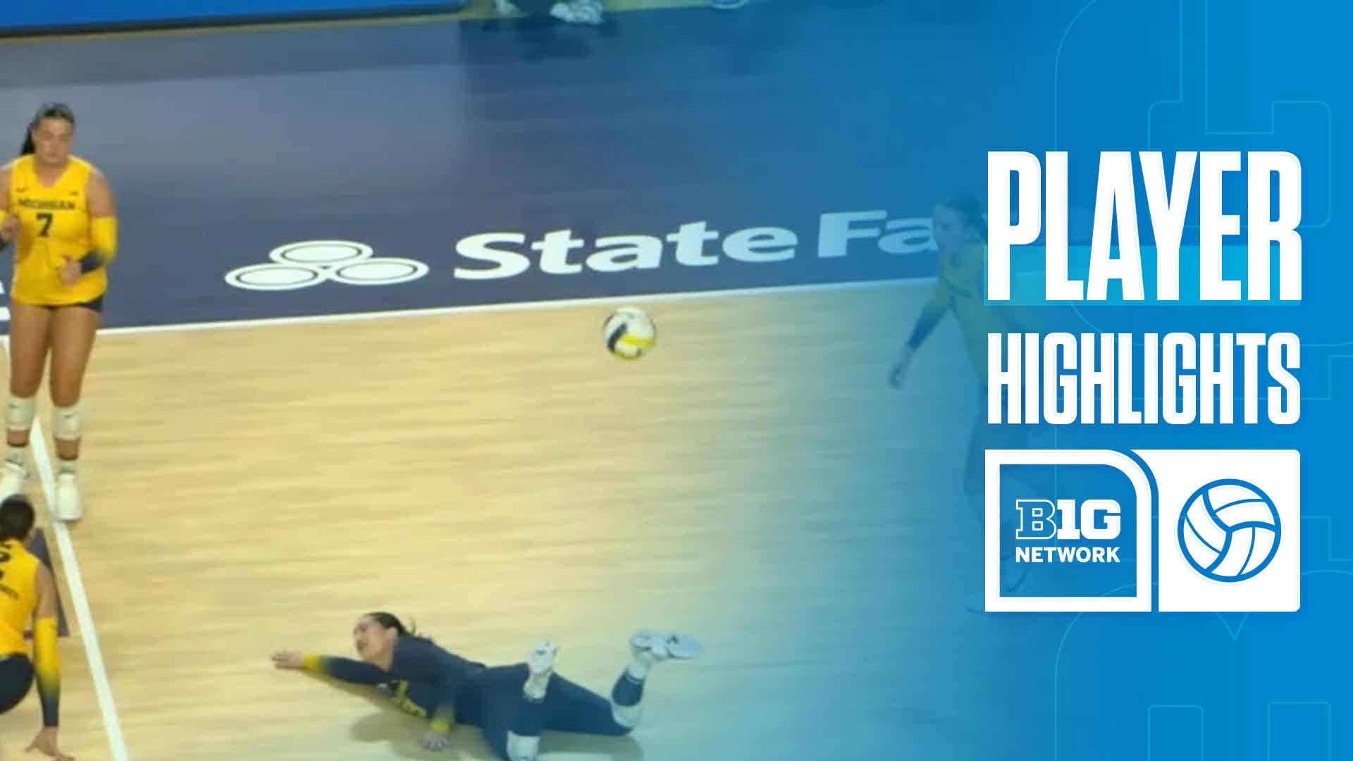 Karolina Staniszewska vs. Michigan - Game Highlights