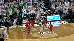 Michigan State's Carson Cooper hammers home alley-oop vs. Detroit Mercy