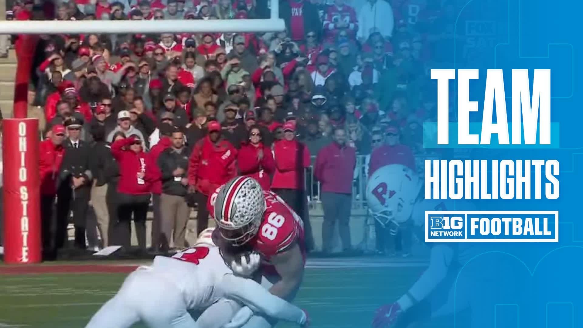 Rutgers Top Defensive Plays vs Ohio State