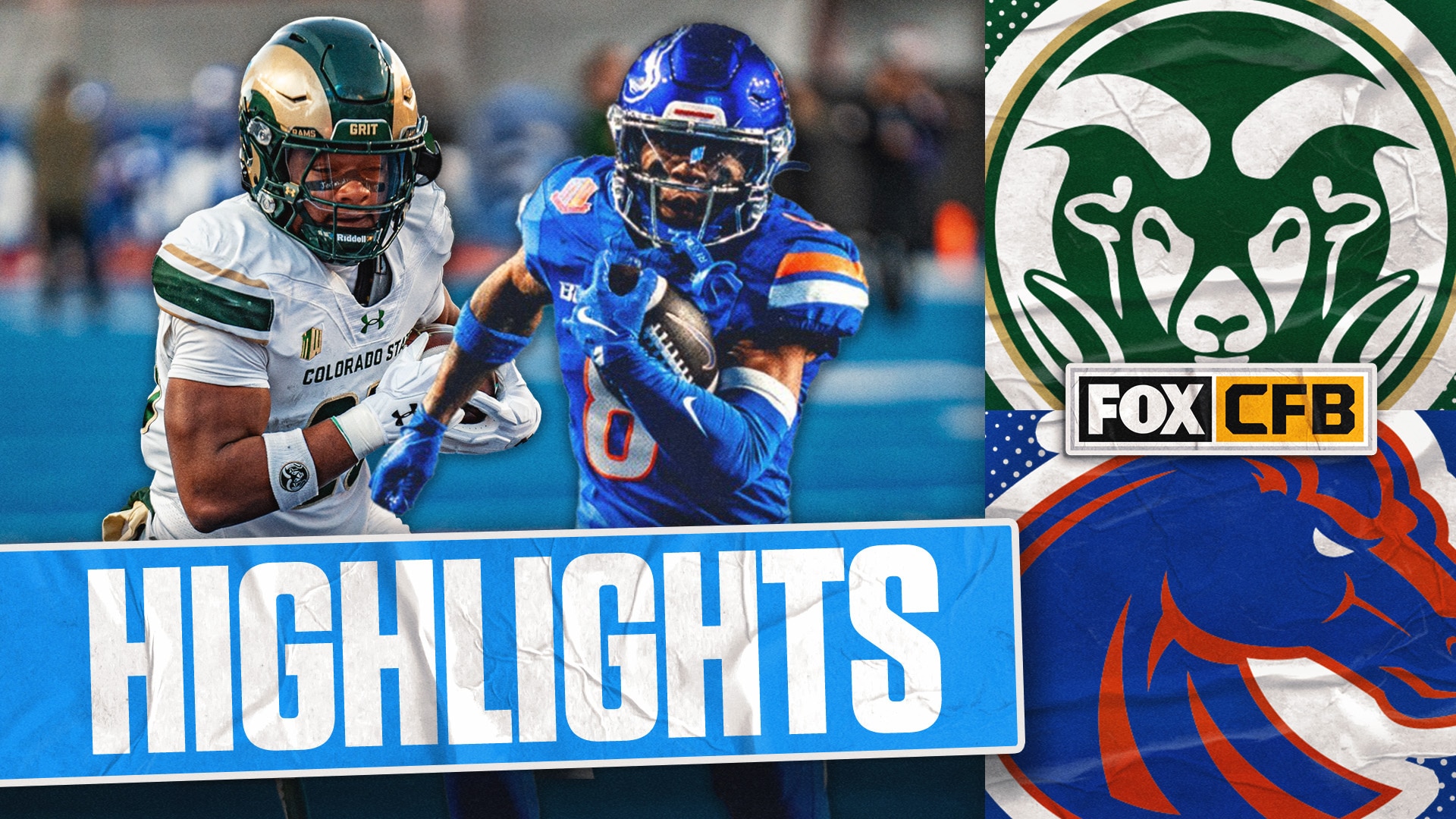 Colorado State Rams vs. Boise State Broncos Highlights | FOX