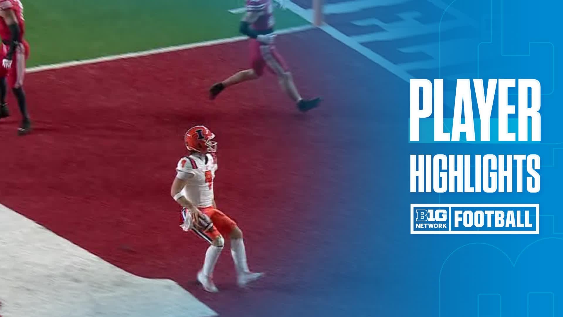 Luke Altmyer vs. Wisconsin Badgers - Game Highlights