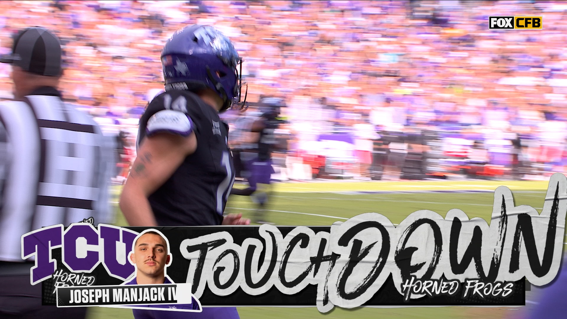 Josh Hoover connects with Joseph Manjack IV for three-yard TD, giving TCU early lead over Cincinnati