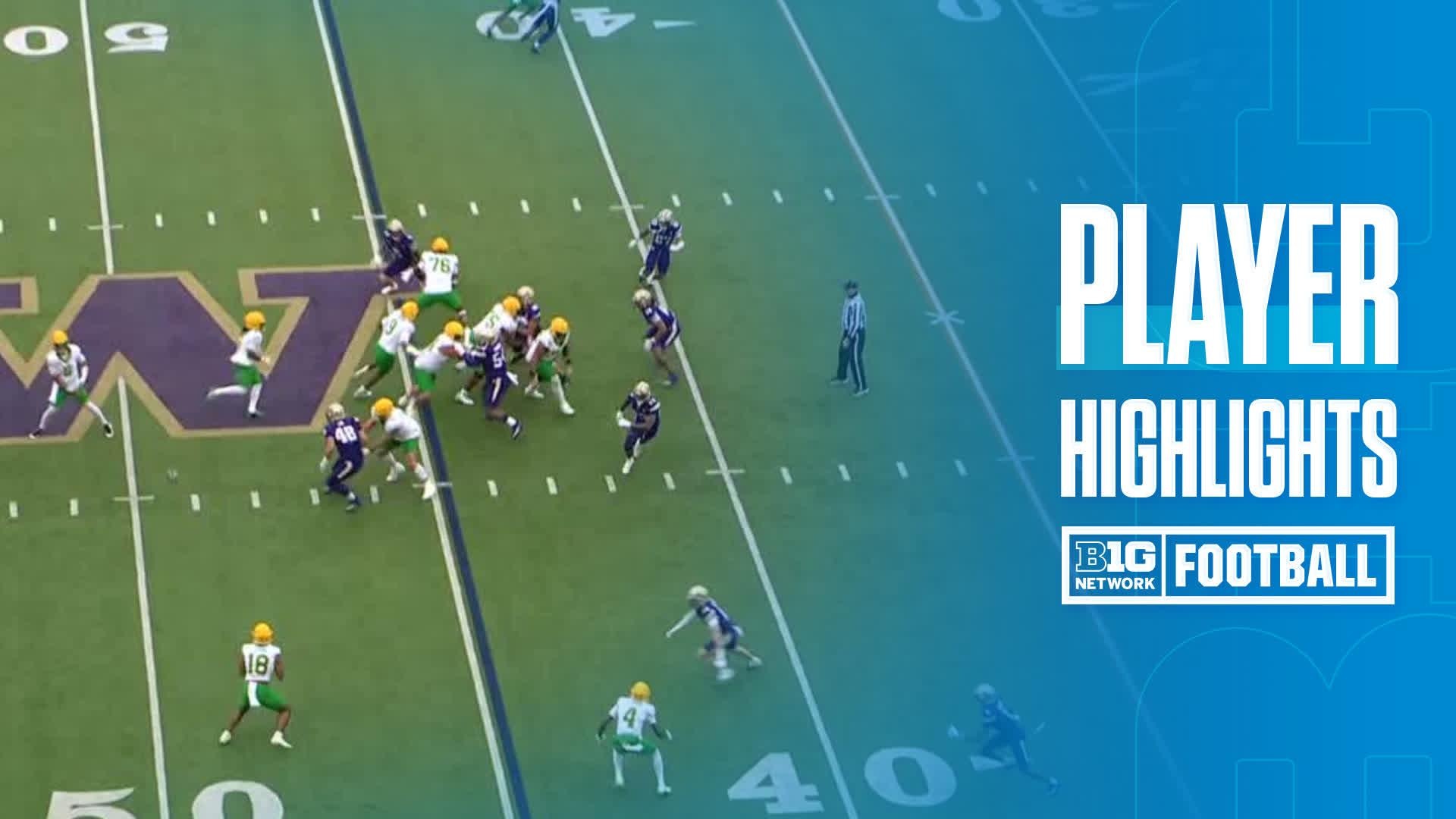 Kenyon Sadiq vs. Washington Huskies - Game Highlights