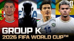Group K: Portugal, FIFA Playoff 1, Uzbekistan and Colombia | 2026 FIFA World Cup Draw