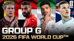 Group G: Belgium, Egypt, Iran and New Zealand | 2026 FIFA World Cup Draw